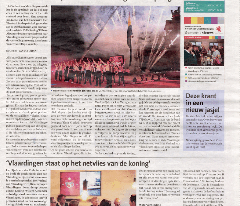 Memorabel Stadsspektakel zet Vlaardingen in de spotlights